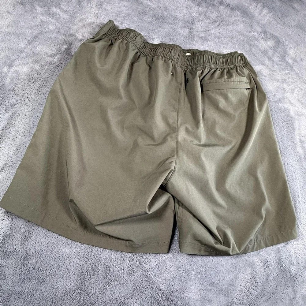 Calvin Klein Swim Shorts Mens Size XL Green Repreve Stretch Lined Trunks